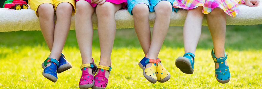 chaussures pour les enfants